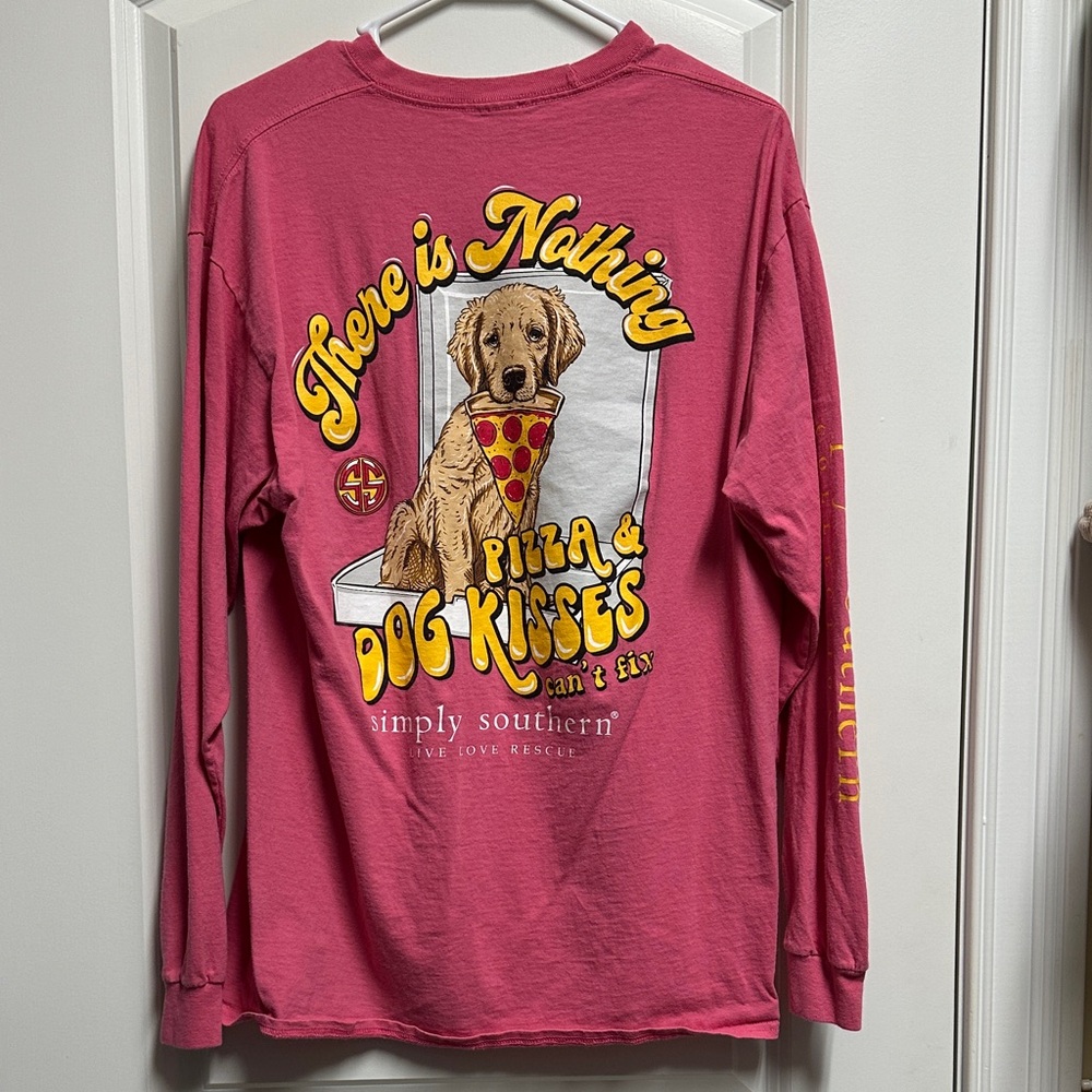 Simply Southern Fuchsia Long Sleeve Tee